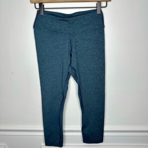 NOBULL Project Teal Blue Mid-Rise Crop Legging Womens S